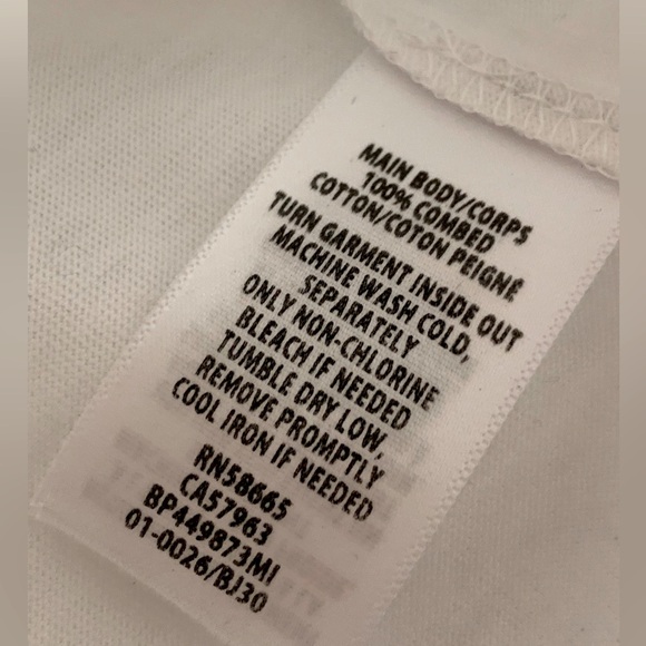 New! BP. short sleeve Make waves t-shirt, cotton, white, size women's small - Picture 5 of 5